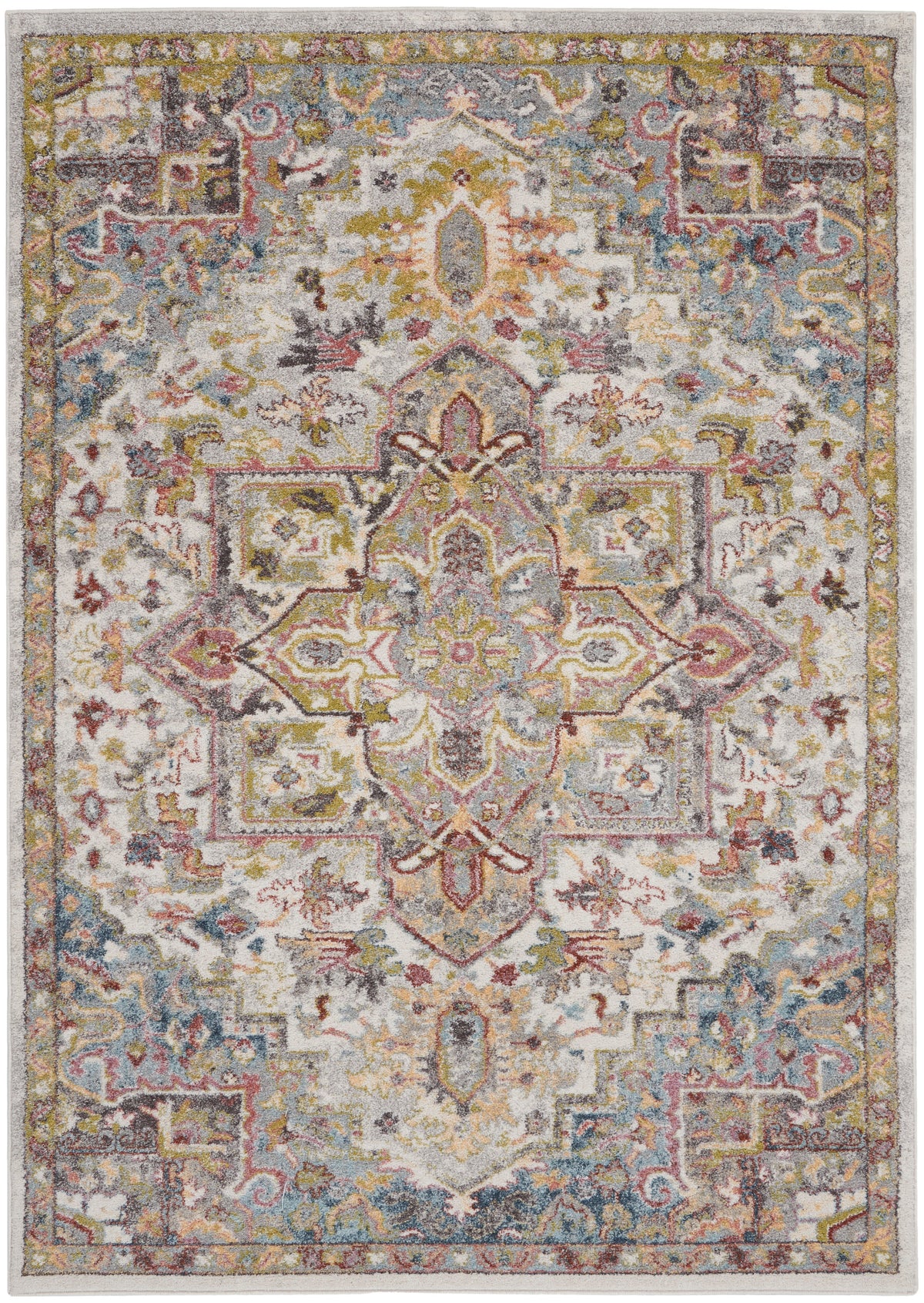 Soraya SOR04 Ivory Multicolor Rug - Rectangle
