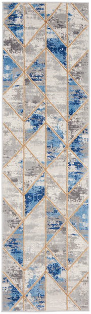 Elation ETN12 Grey Multicolor Rug - Runner