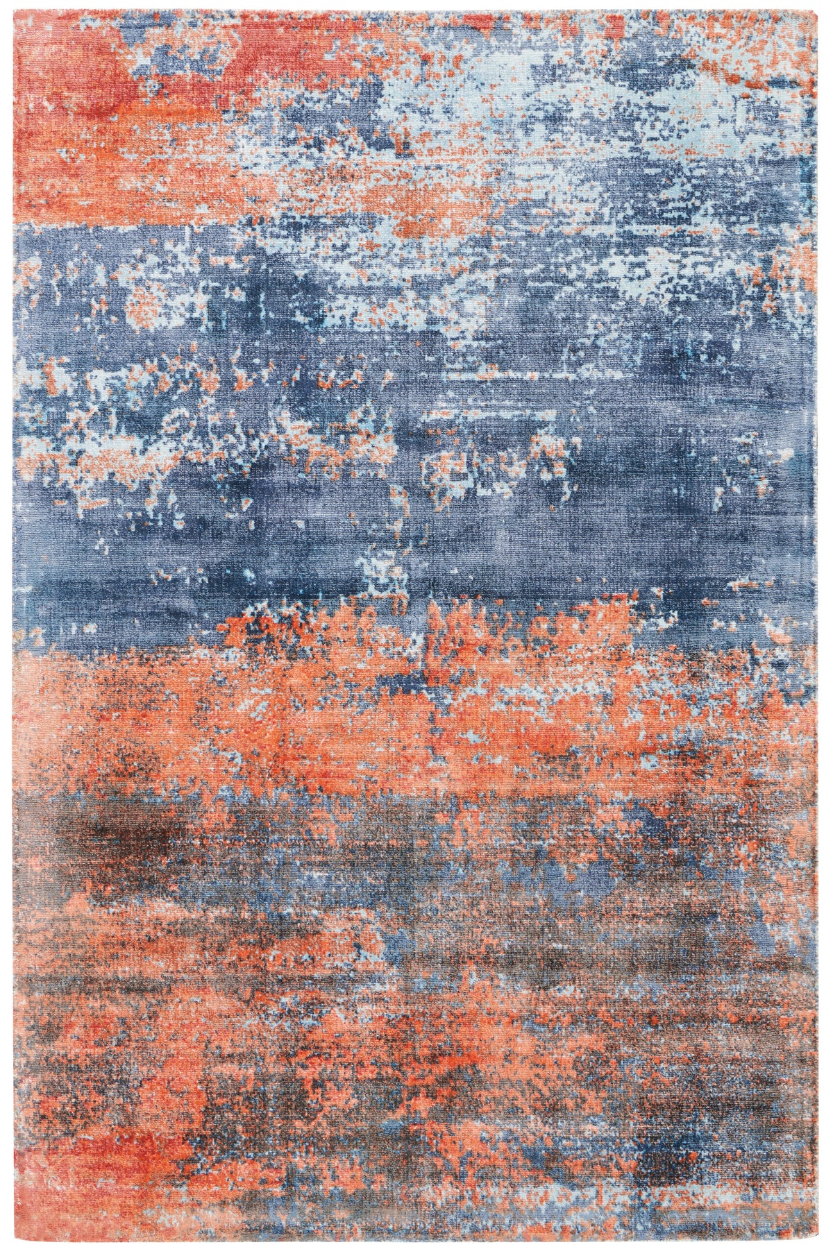 Safari Dreams KI374 Blue Brick Rug - Rectangle