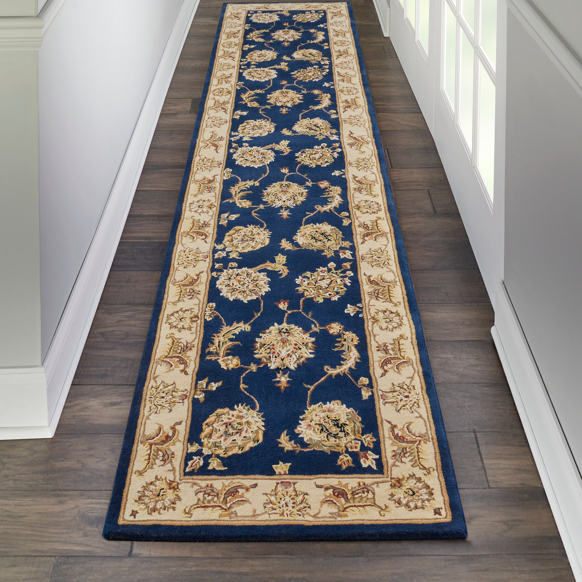 Nourison 2000 2022 Navy Rug - room scene
