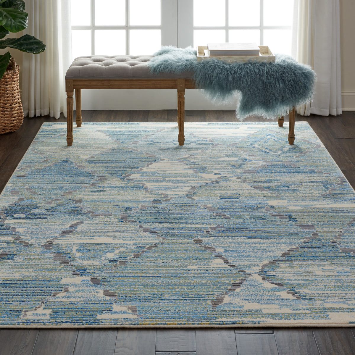 Butera Collection BB202 Storm Rug - room scene