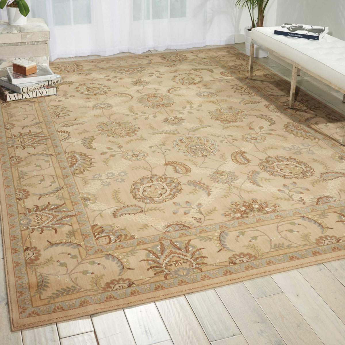 Persian Empire PE22 Ivory Rug - room scene