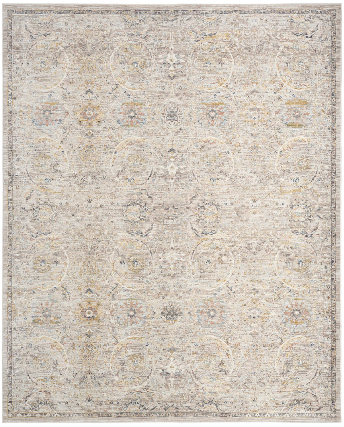 Antique Fusion ANF03 Light Grey Rug - Rectangle