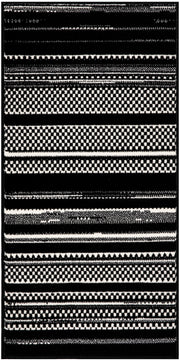 Grafix GRF41 Black White Rug - Rectangle