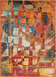 Celestial CES06 Stained Glass Rug - Rectangle