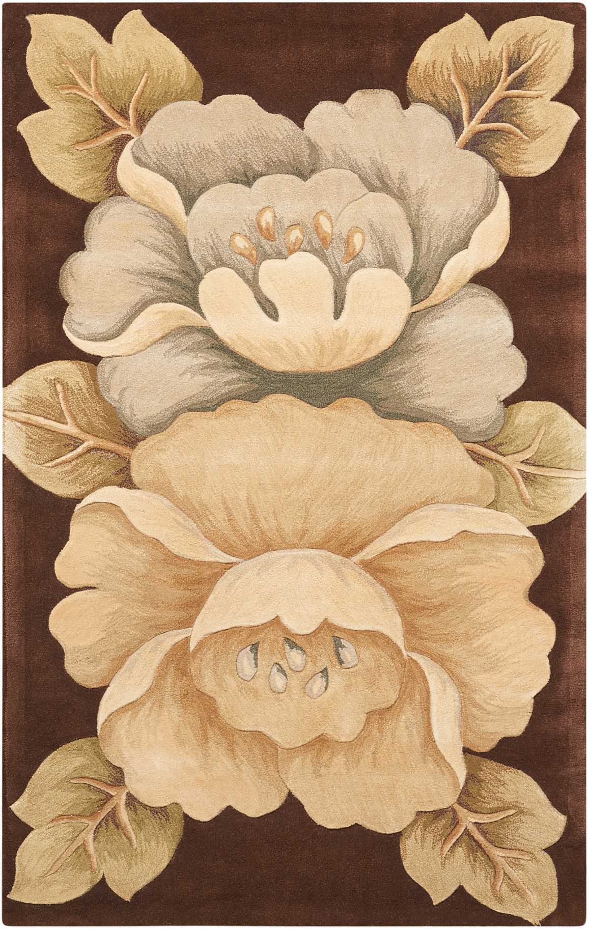 Tropics TS09 Brown Rug - Rectangle