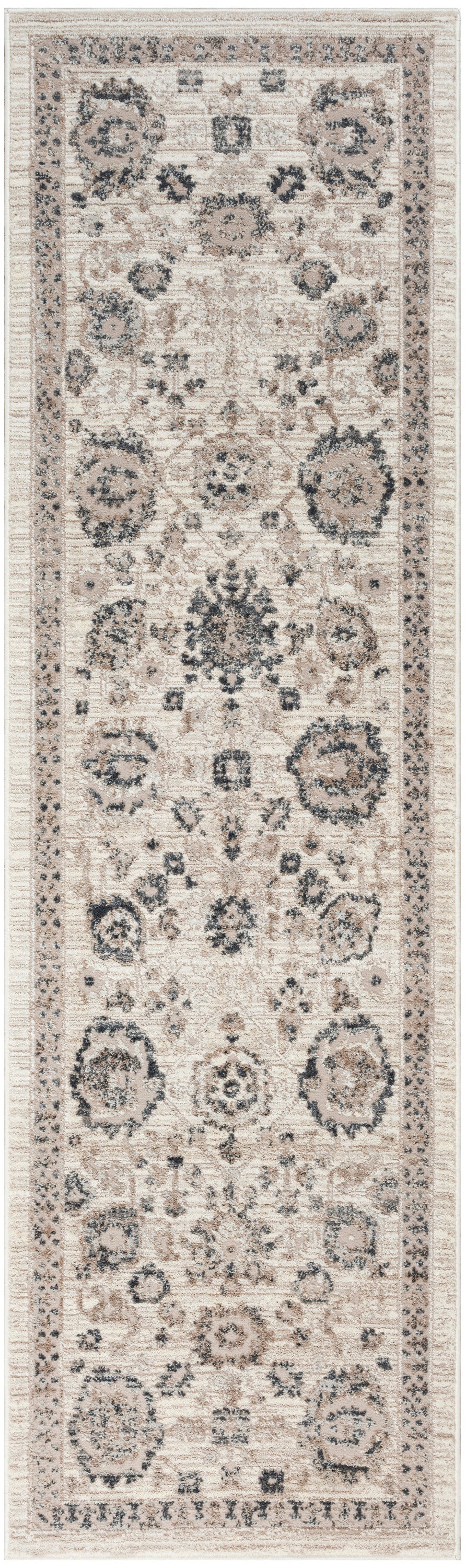 Eco Cycle ECY02 Ivory Multicolor Rug - Runner