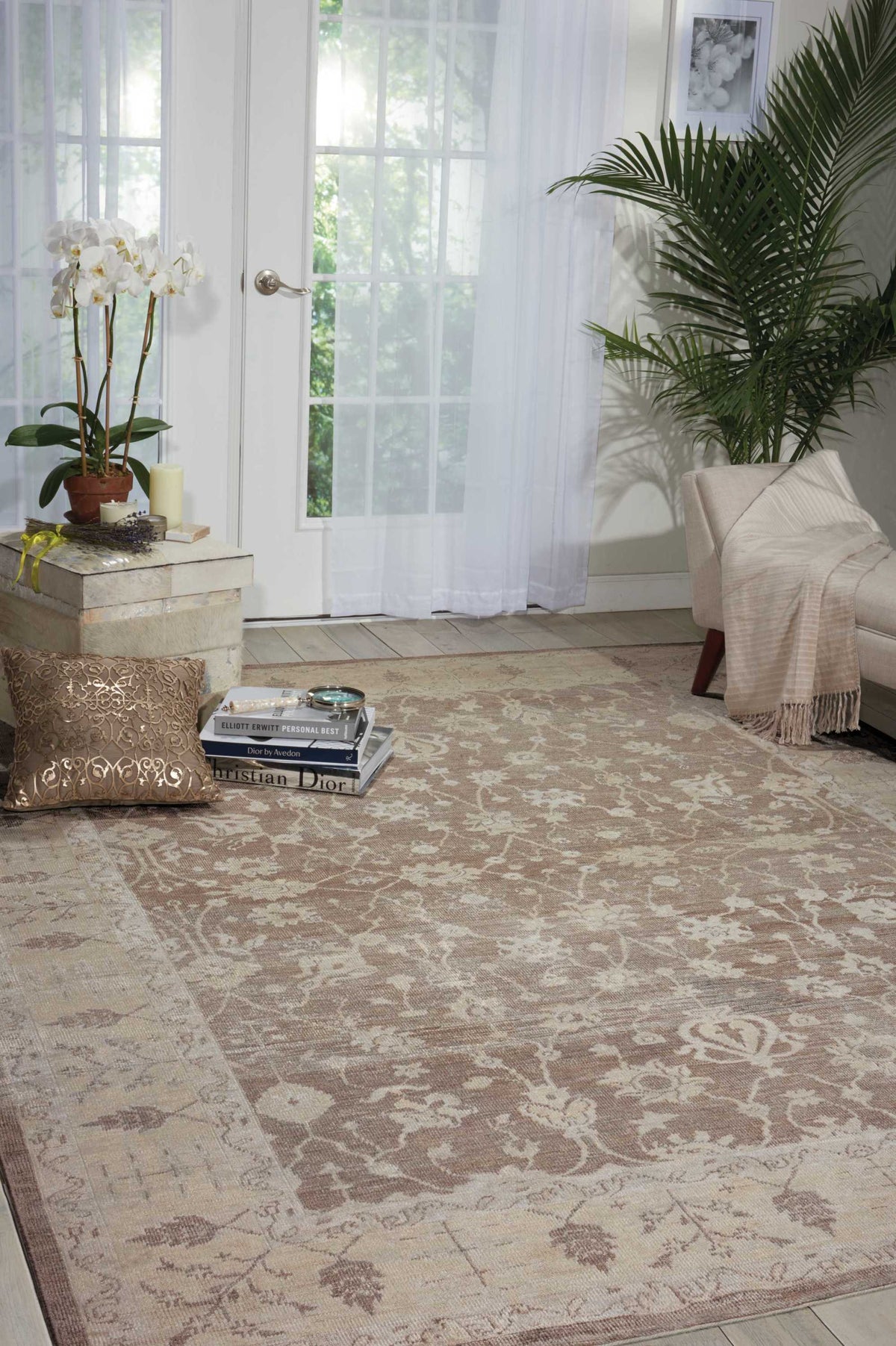 Aldora ALD09 Sand Rug - room scene