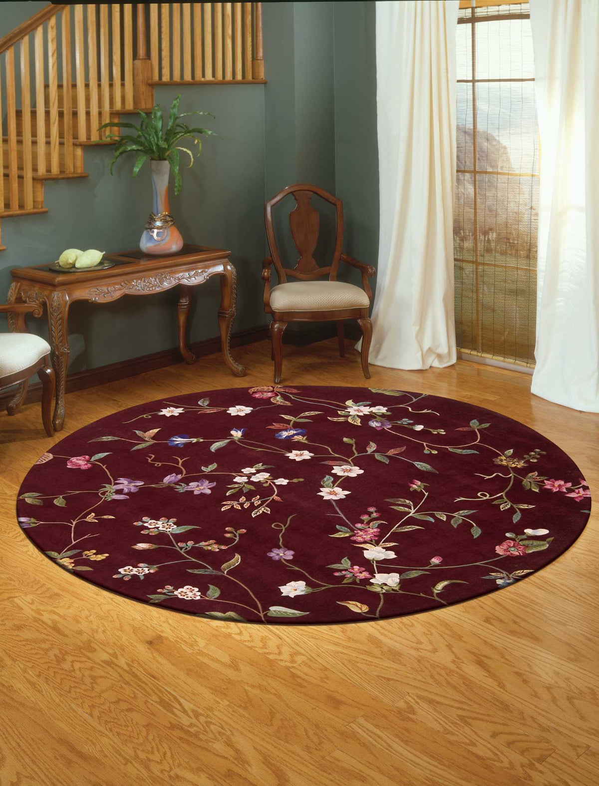 Julian JL45 Ruby Rug - room scene