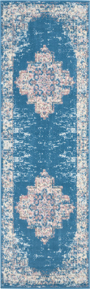 Grafix GRF14 Blue Rug - Runner