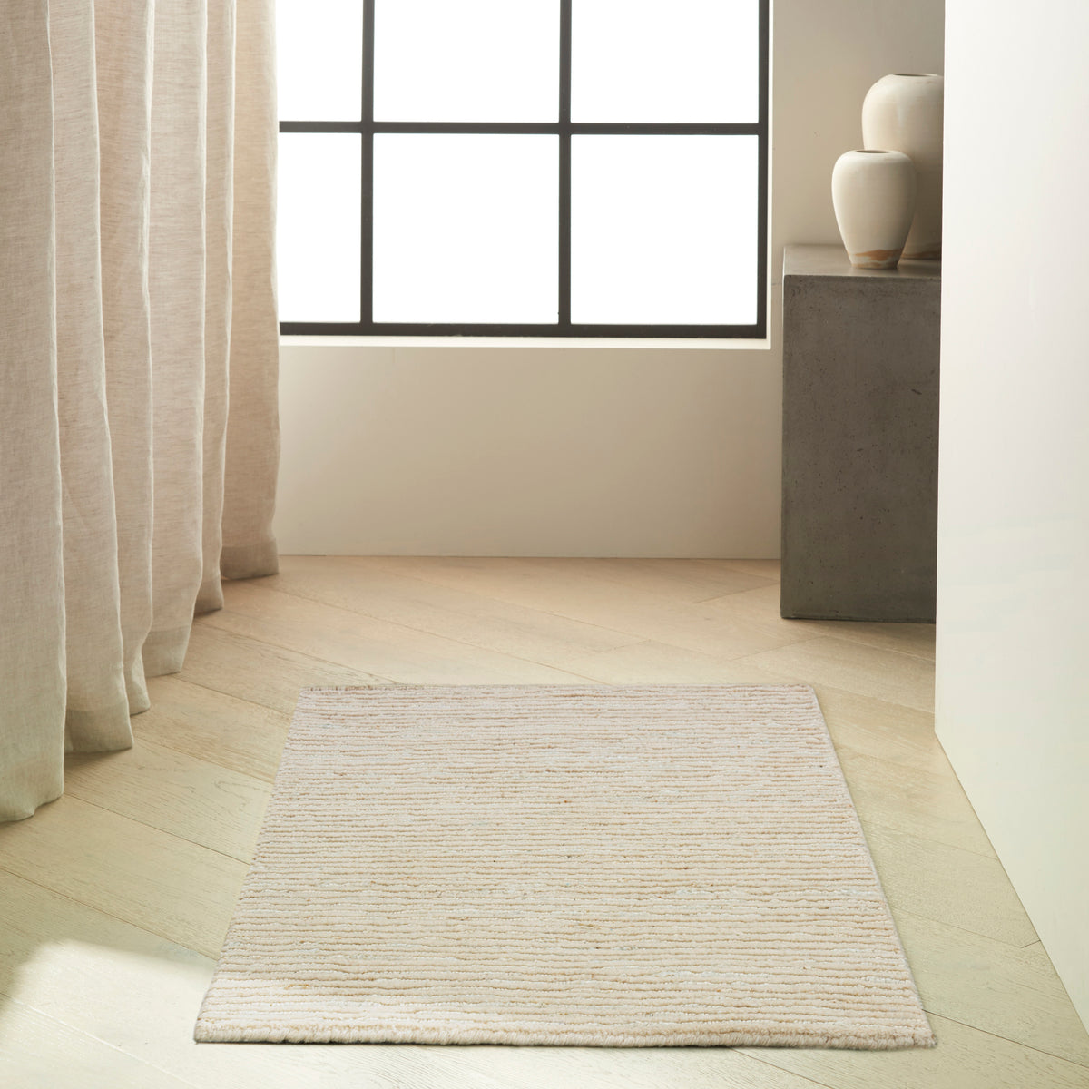 Kathmandu CK920 Natural Rug - room scene