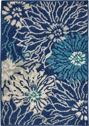 Passion PSN17 Navy Ivory Rug - Rectangle