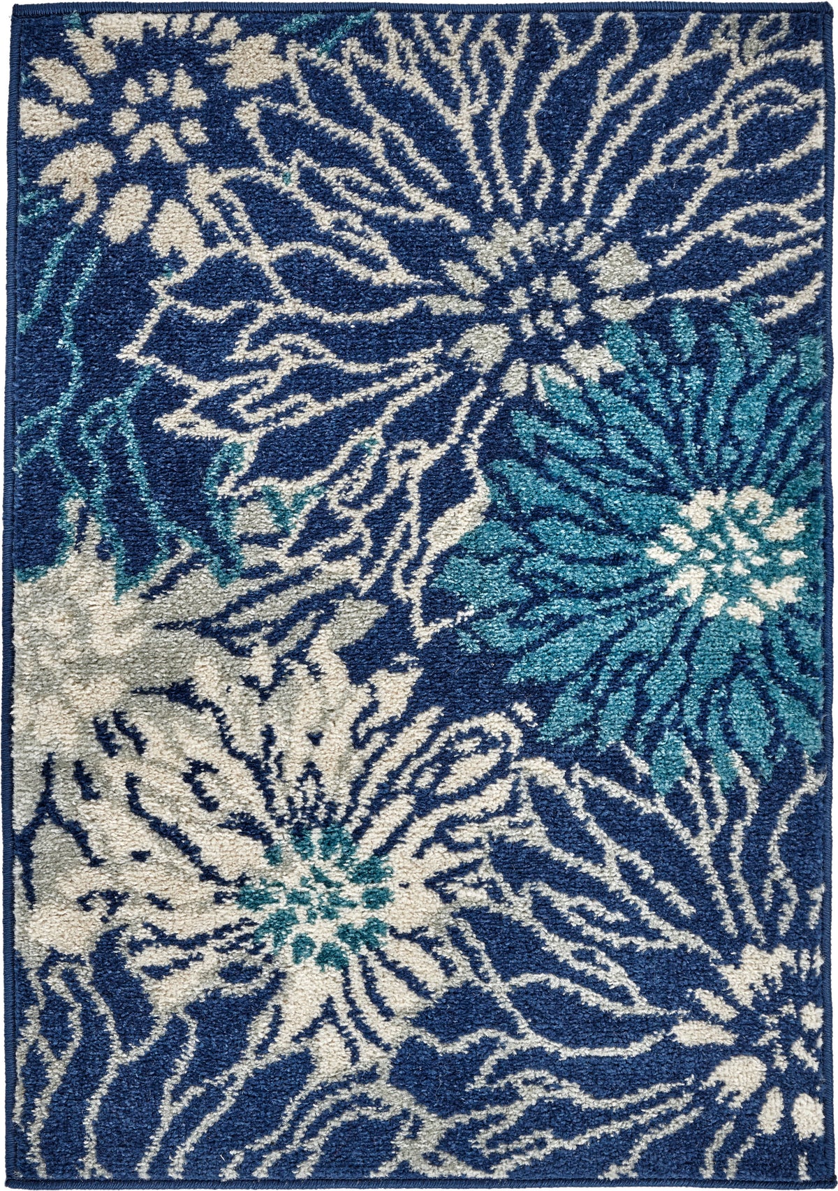 Passion PSN17 Navy Ivory Rug - Rectangle