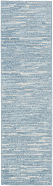 Care Free CAF04 Blue Rug - Runner