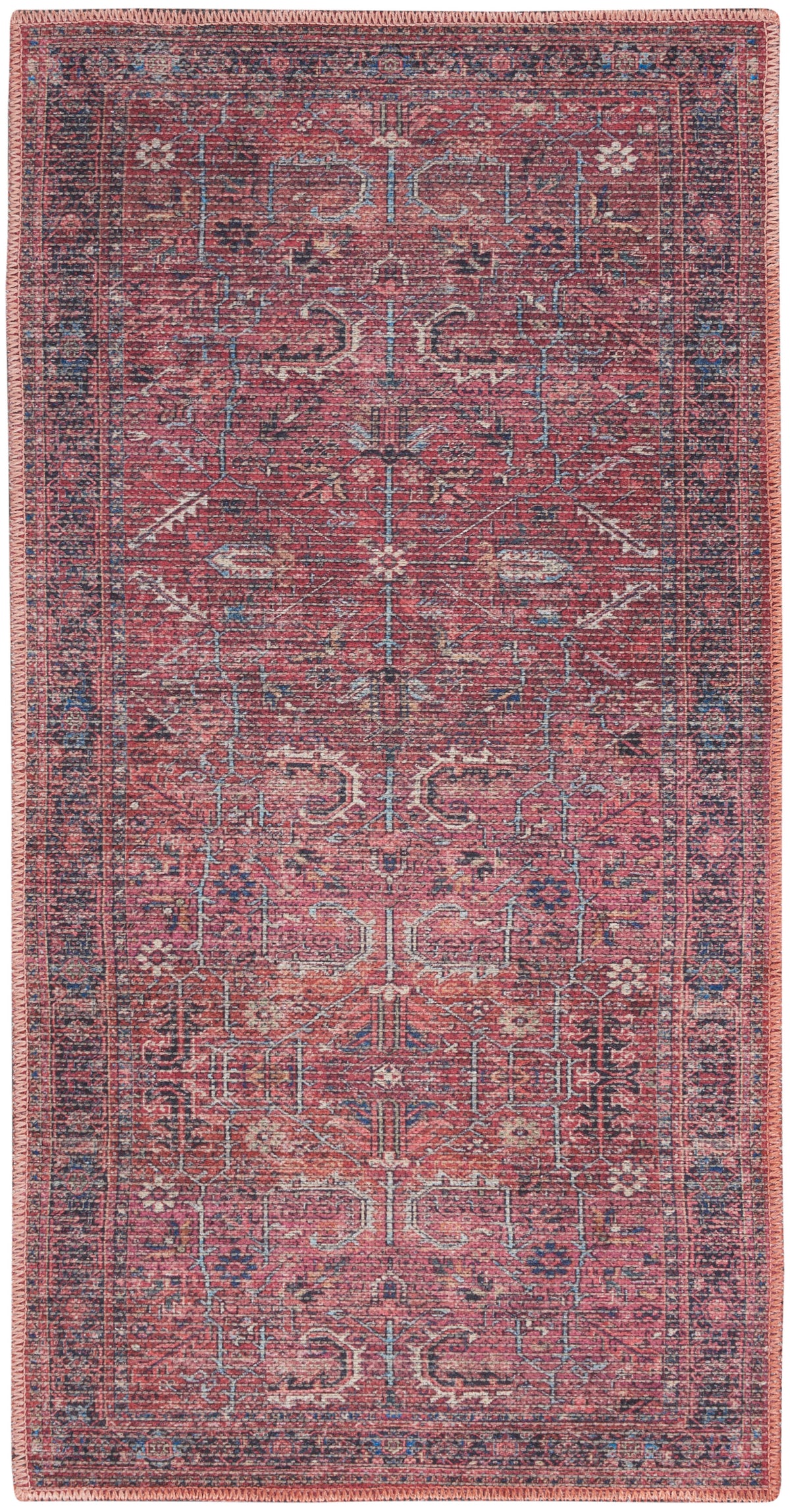 New Concept Washables SR102 Brick Rug - Rectangle