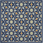 Caribbean CRB07 Navy Rug - Square
