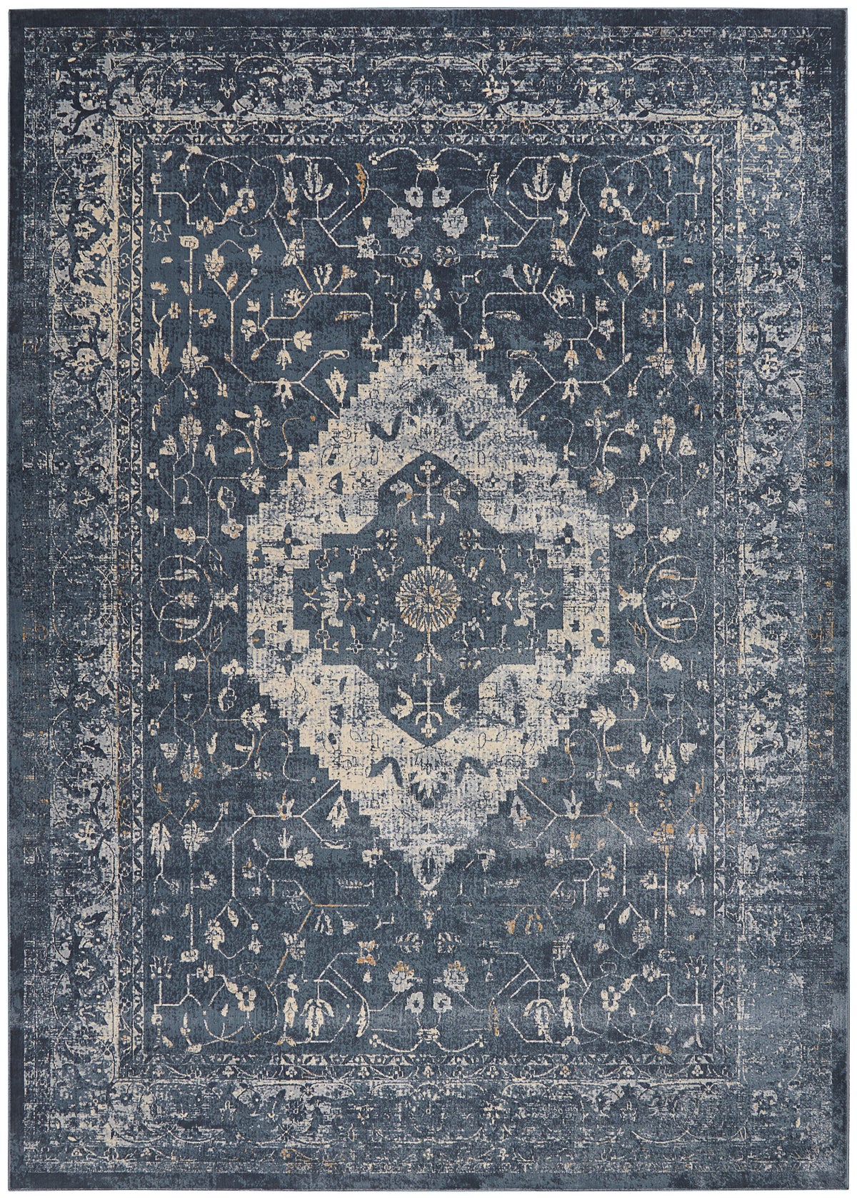 Malta MAI11 Navy Rug - Rectangle