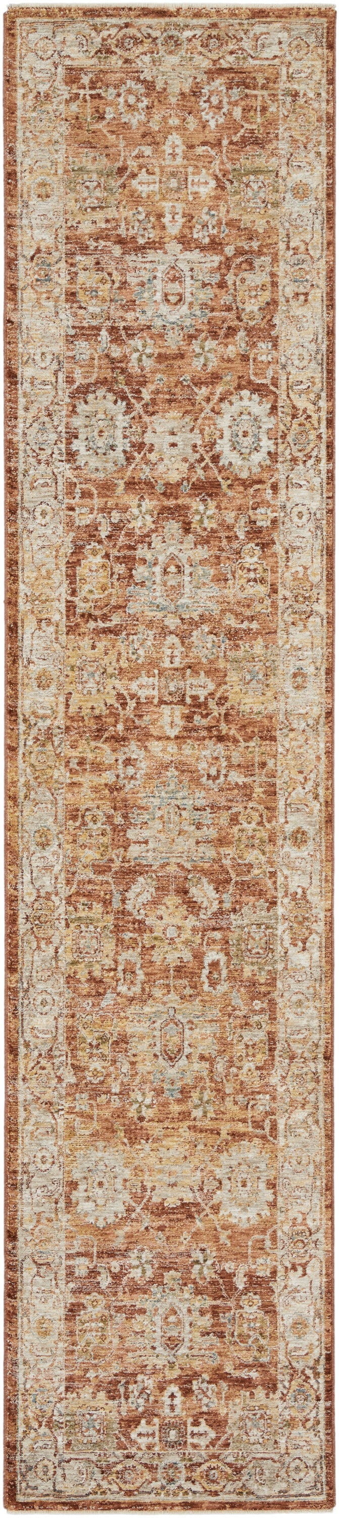 Sahar SHR02 Rust Rug - Runner