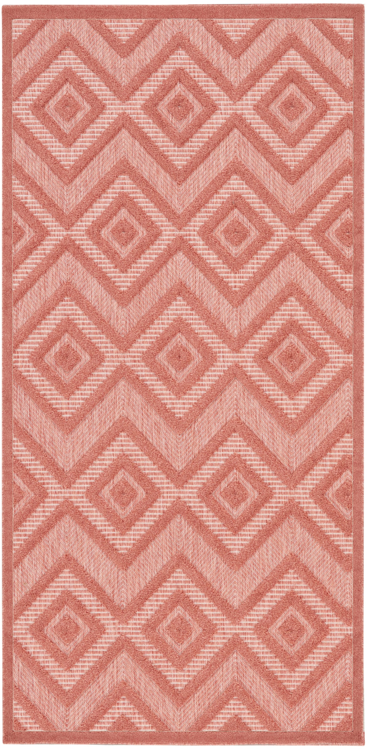 Versatile NRV01 Coral Orange Rug - Rectangle