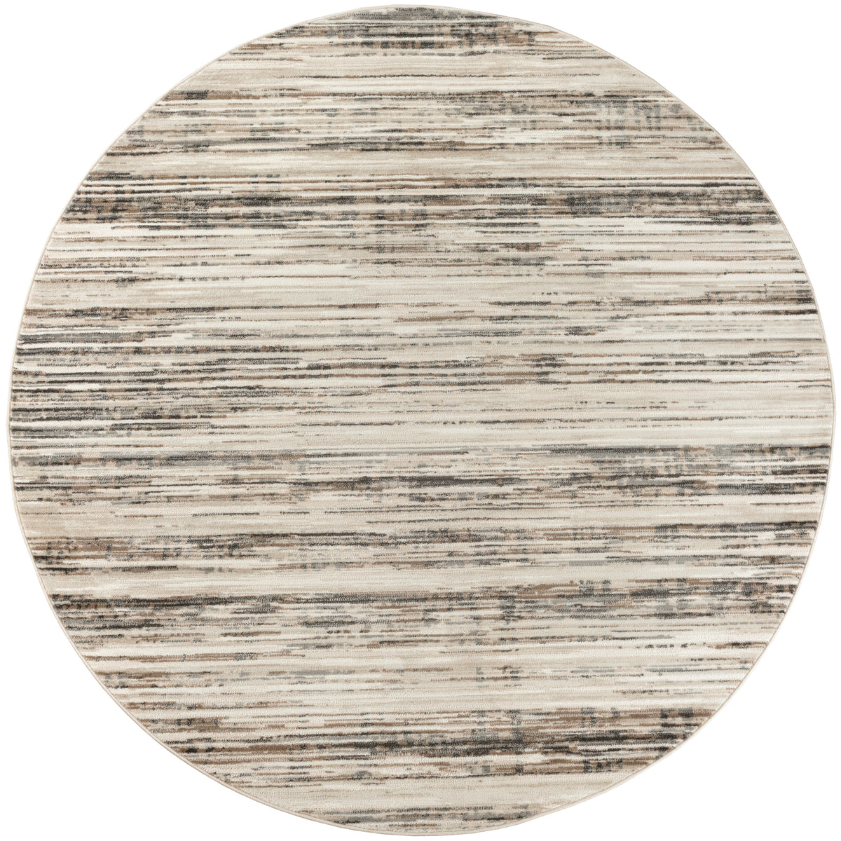 Serenity Home SRH03 Ivory Beige Rug - Round