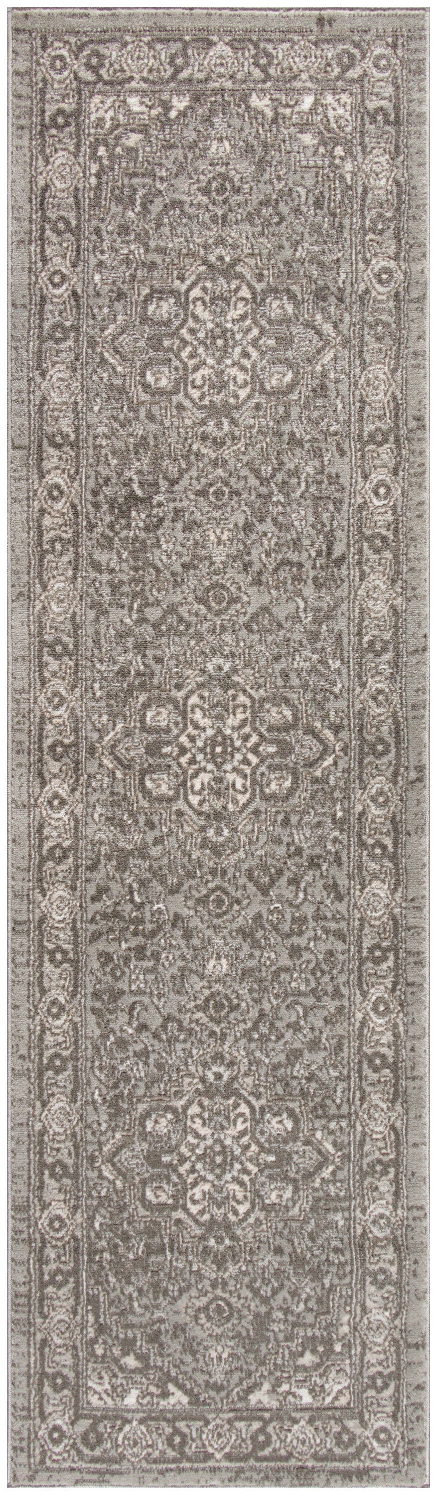 Quarry QUA05 Grey Rug - Runner