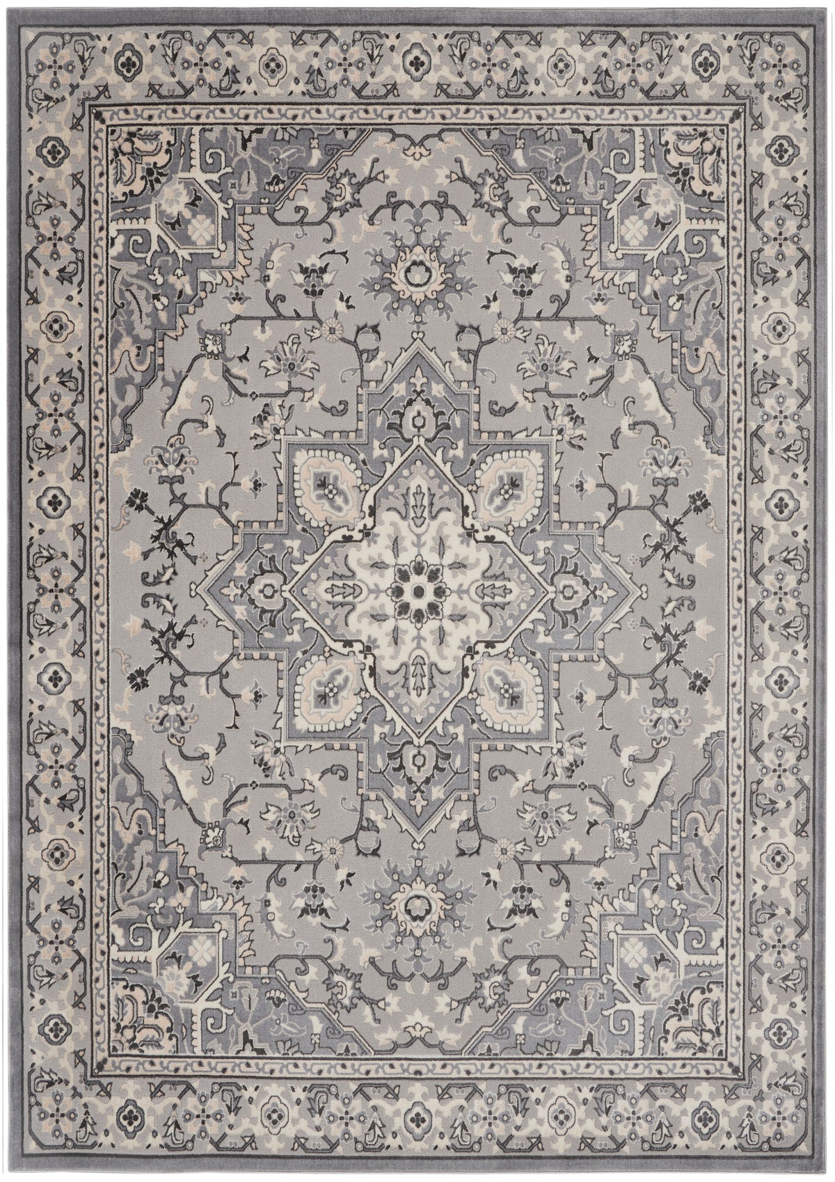 Grand Villa KI80 Grey Rug - Rectangle