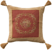 Vintage Pillow VAN5 Rust 19" x 19" Throw Pillows