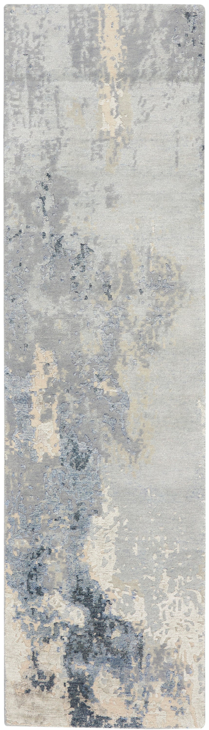 Silk Shadows SHA21 Blue Sky Rug - Runner