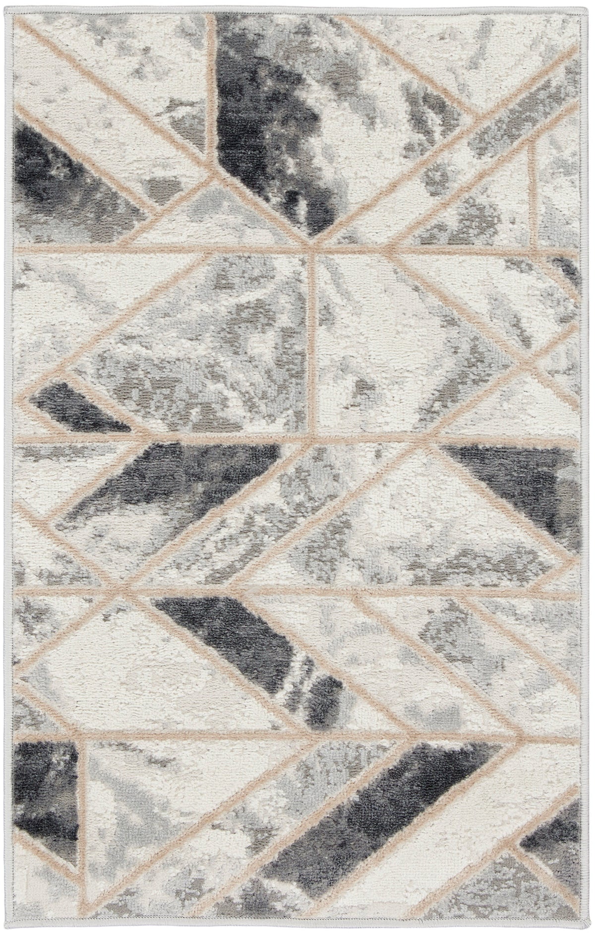 Elation ETN11 Ivory Grey Rug - Rectangle