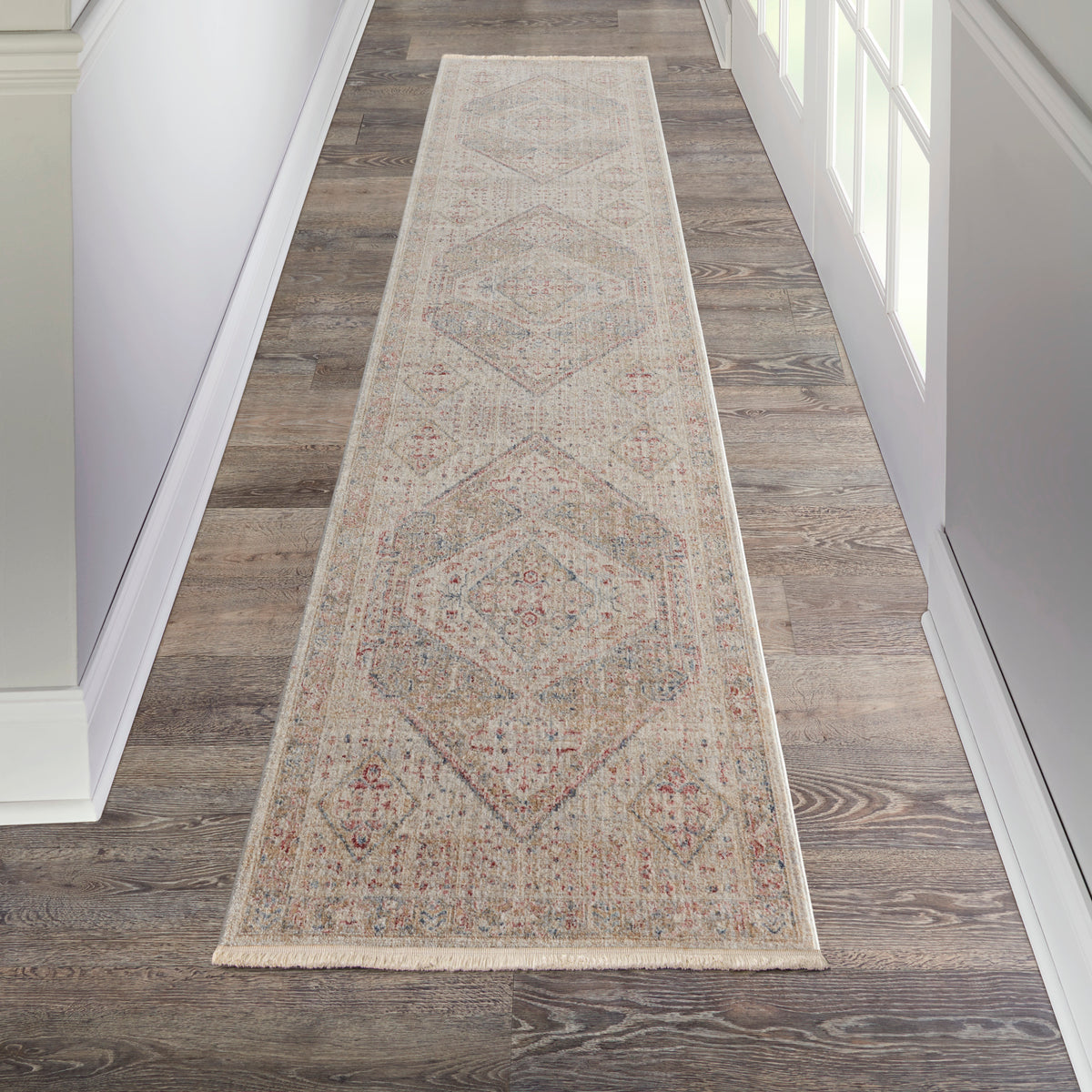 Homestead HMS03 Beige Grey Rug - room scene