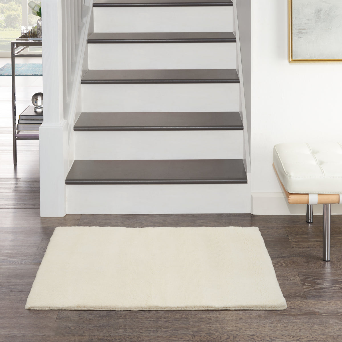 Plush Cloud PLC01 Ivory Rug - room scene