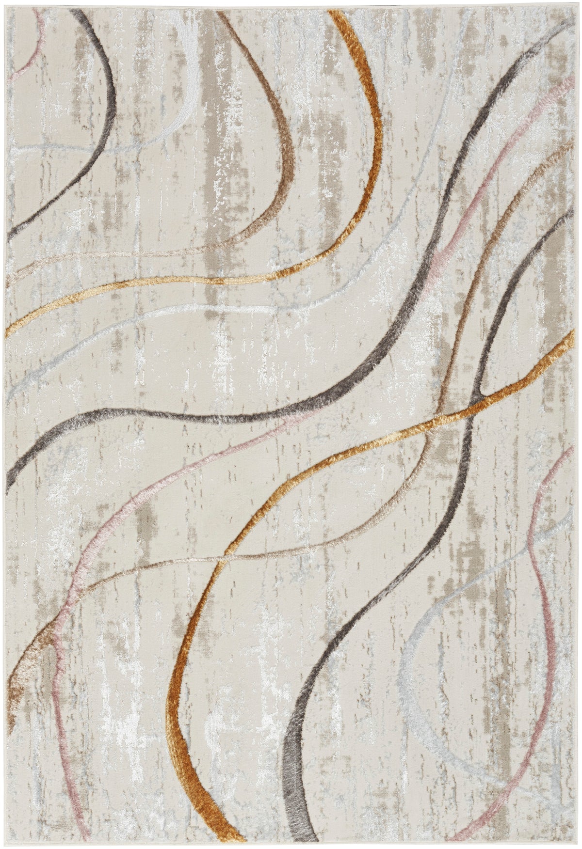 Glitz GLZ01 Ivory Multicolor Rug - Rectangle