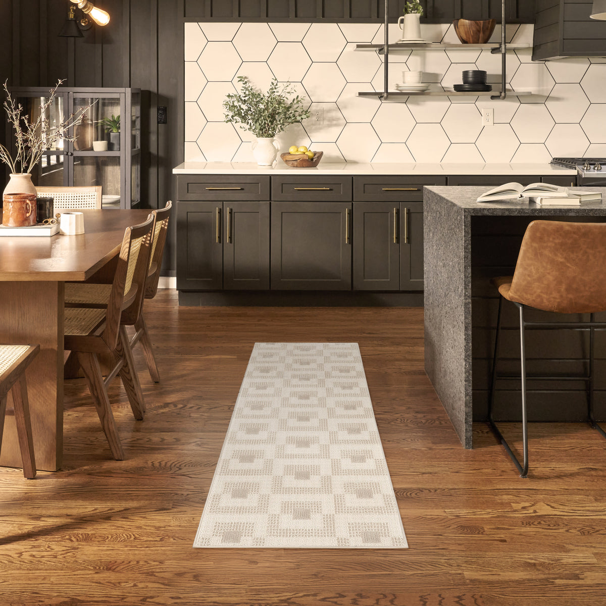 Nordic NRC05 Ivory Beige Rug - room scene