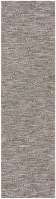 Washable Solutions WSL01 Grey Mocha Rug - Runner