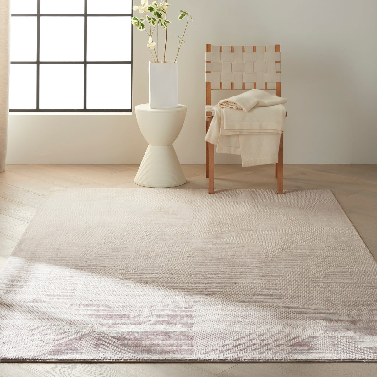 Orlando CK852 Grey Beige Rug - room scene