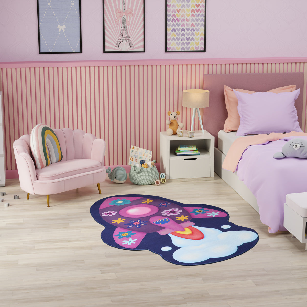 Imagination IMA05 Multicolor Rug - room scene