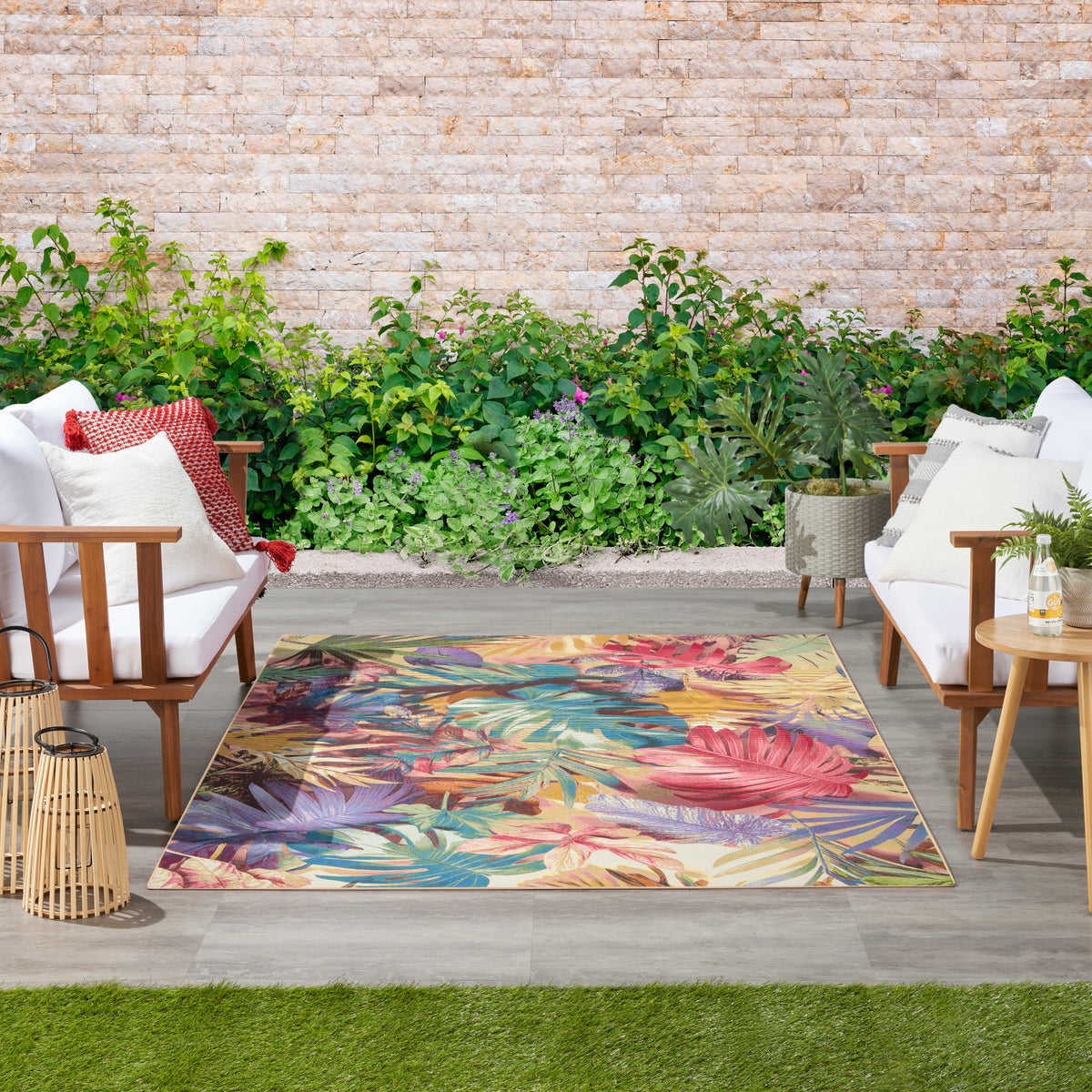 Color Splash CSP07 Multicolor Rug - room scene