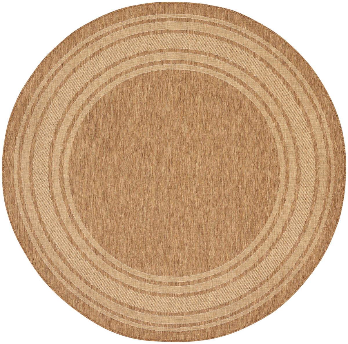Horizon Indoor/Outdoor HOZ03 Natural Rug - Round