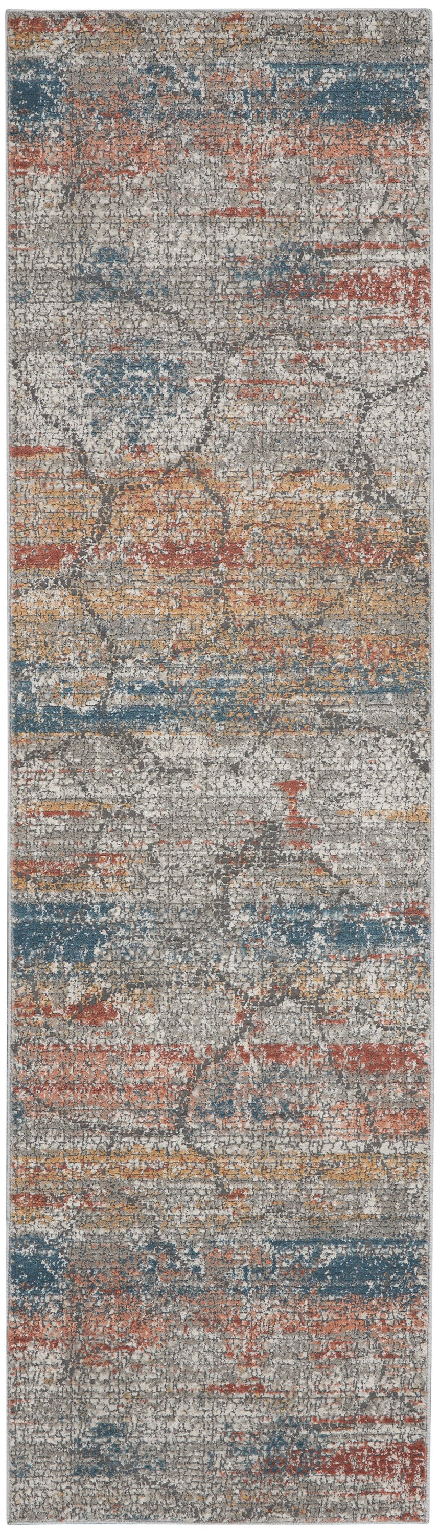 Rustic Textures RUS11 Multicolor Rug - Runner