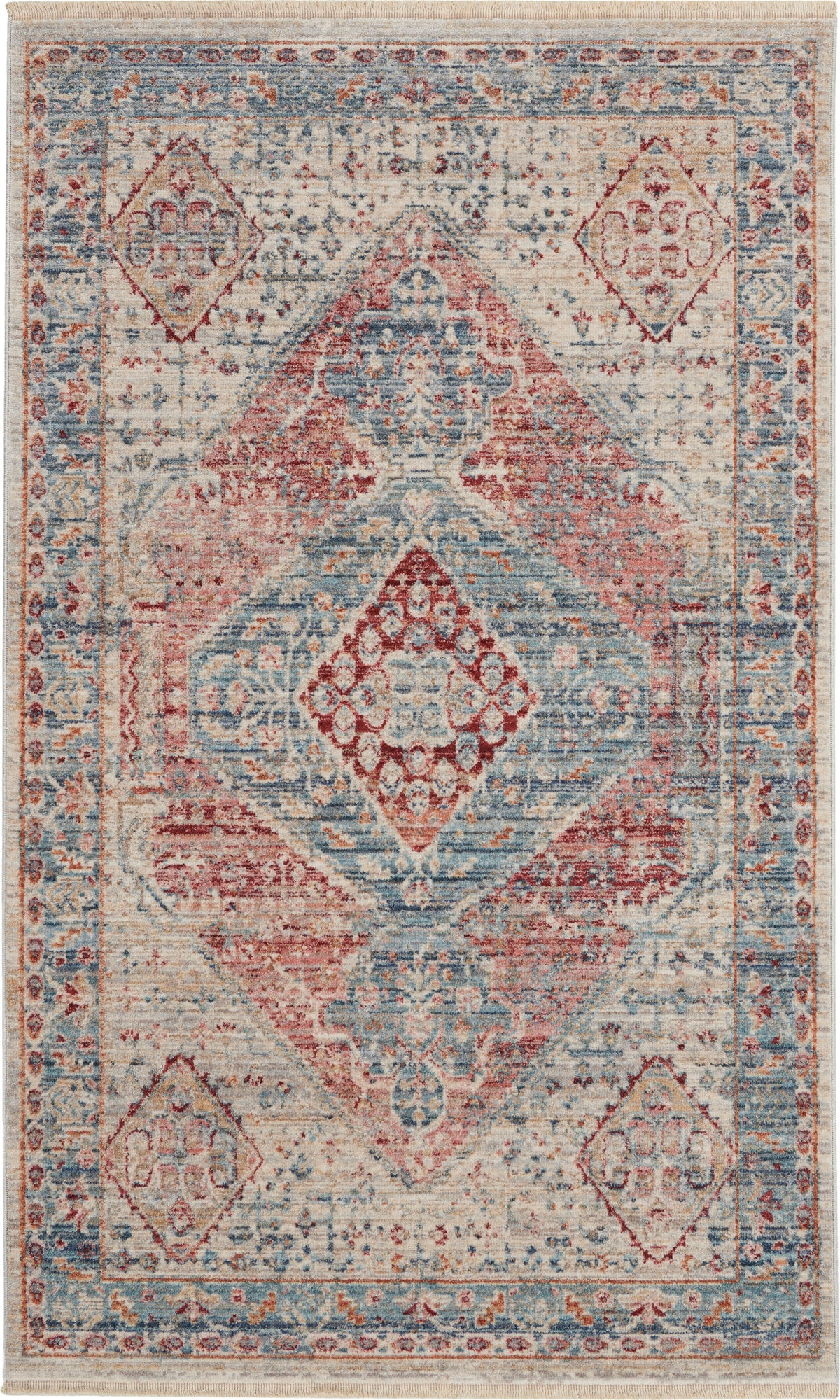 Homestead HMS03 Blue Grey Rug - Rectangle