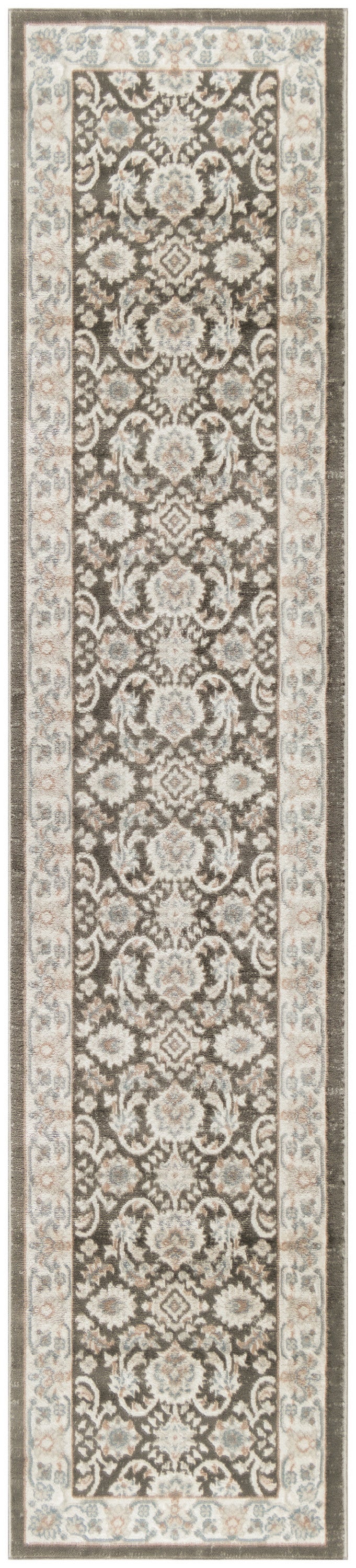 Serenity Home SRH02 Ivory Grey Blue Rug - Runner