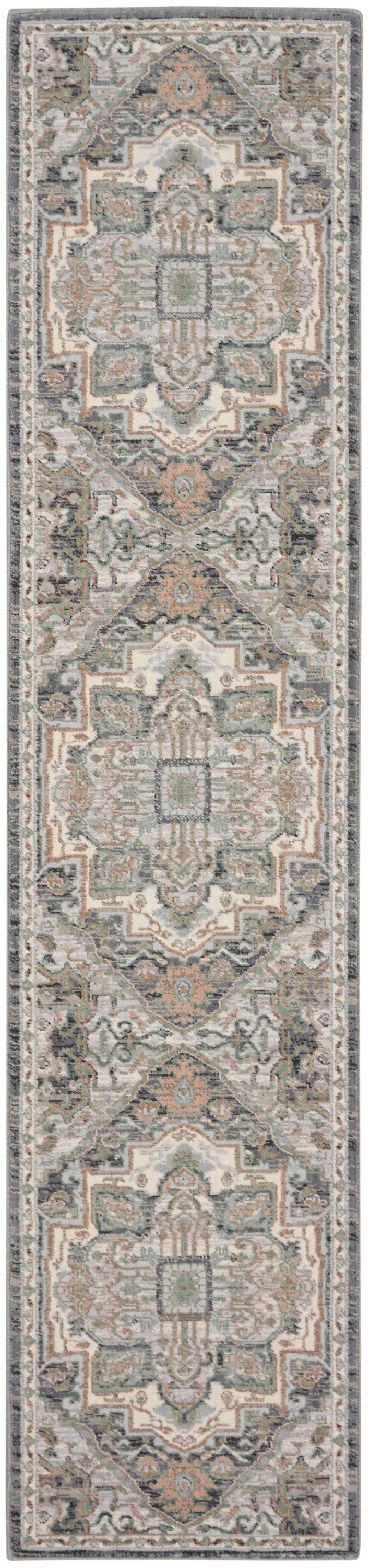 Parisa PSA01 Grey Sage Rug - Runner