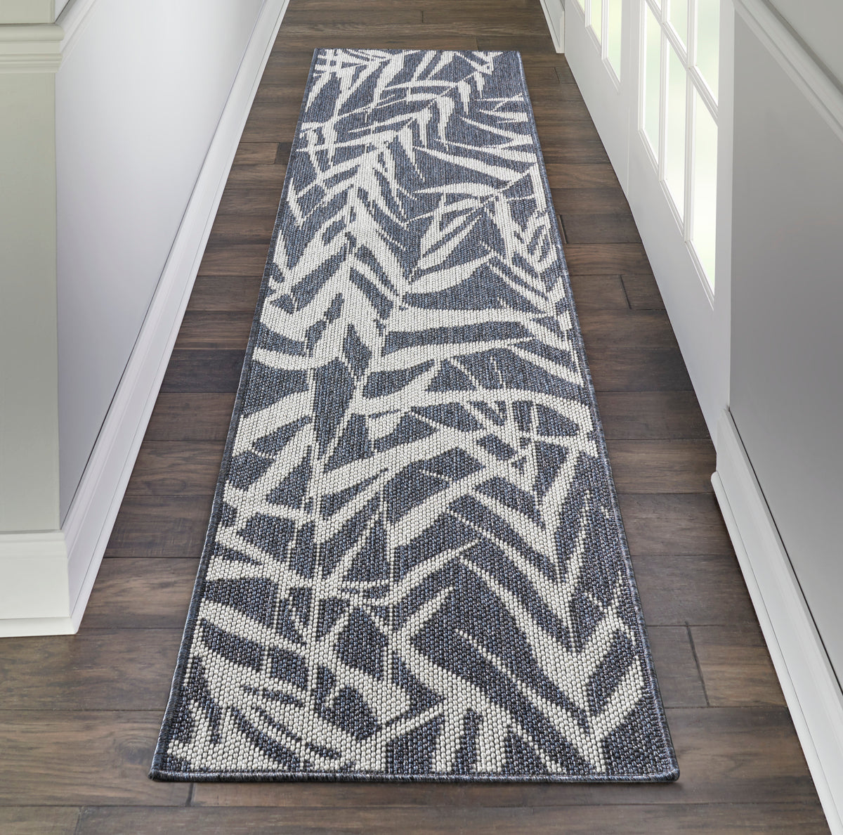 Aruba ARB06 Slate Cream Rug - room scene