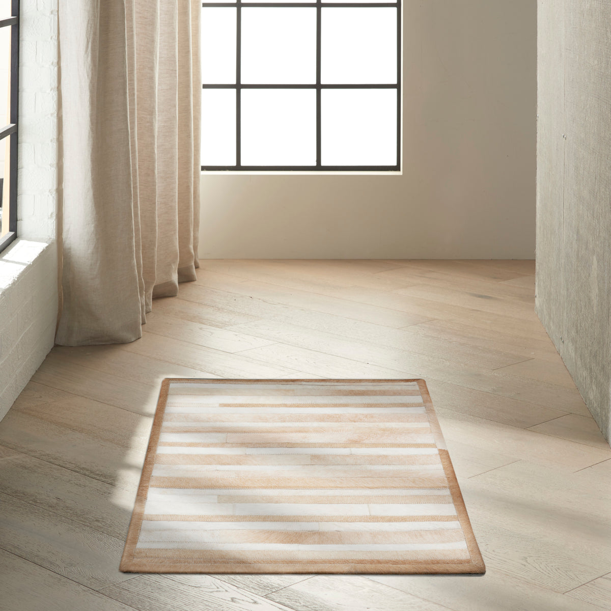 Prairie PRA1 Beige Rug - room scene