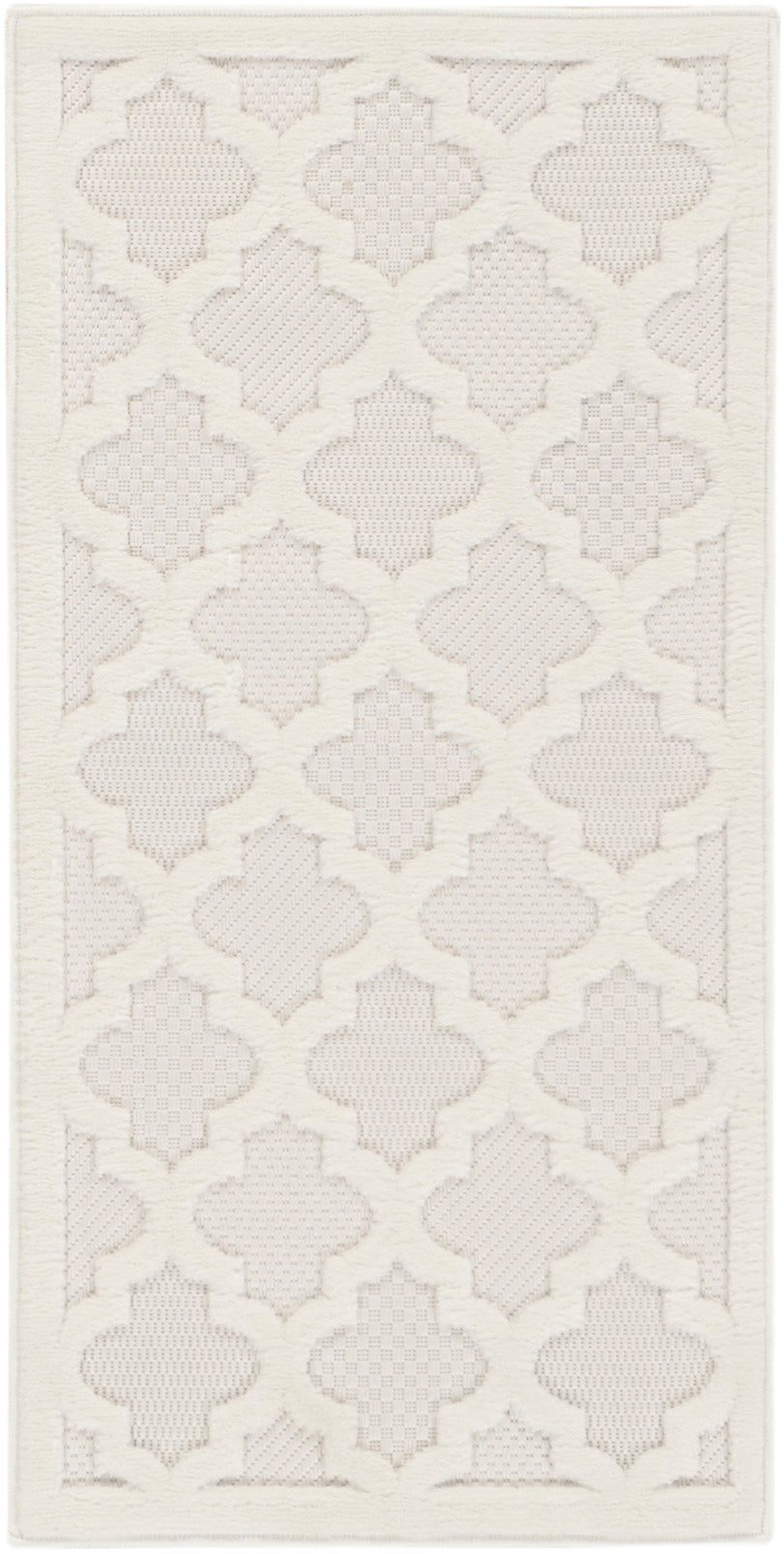 Easy Care NES01 Ivory White Rug - Rectangle