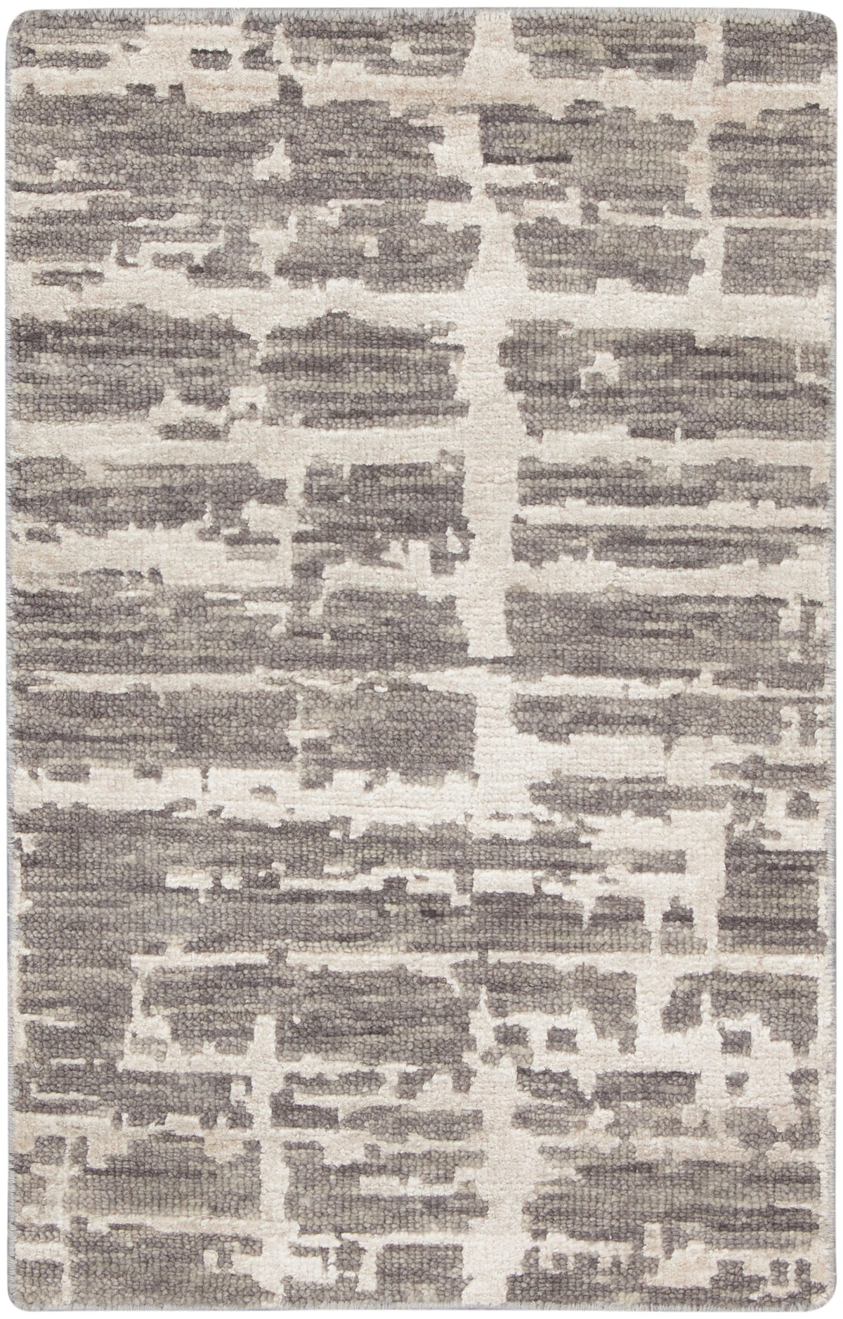 Luna LUN02 Grey Silver Rug - Rectangle