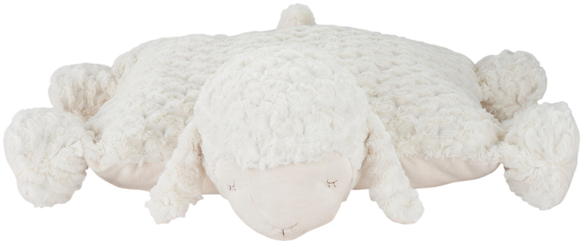Plush Lines N2645 Ivory 18" x 22" Throw Pillows