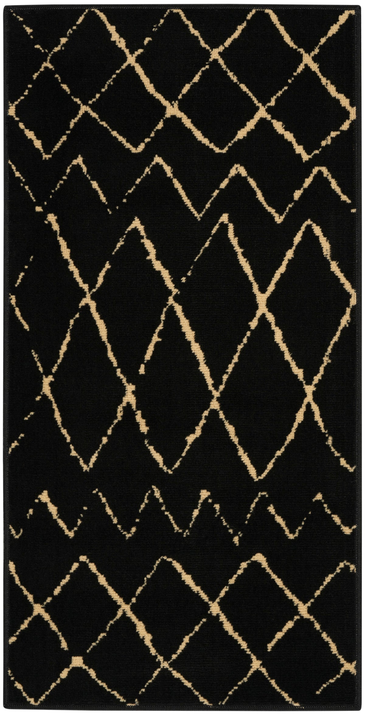 Grafix GRF04 Black Rug - Rectangle