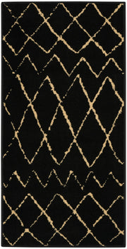 Grafix GRF04 Black Rug - Rectangle