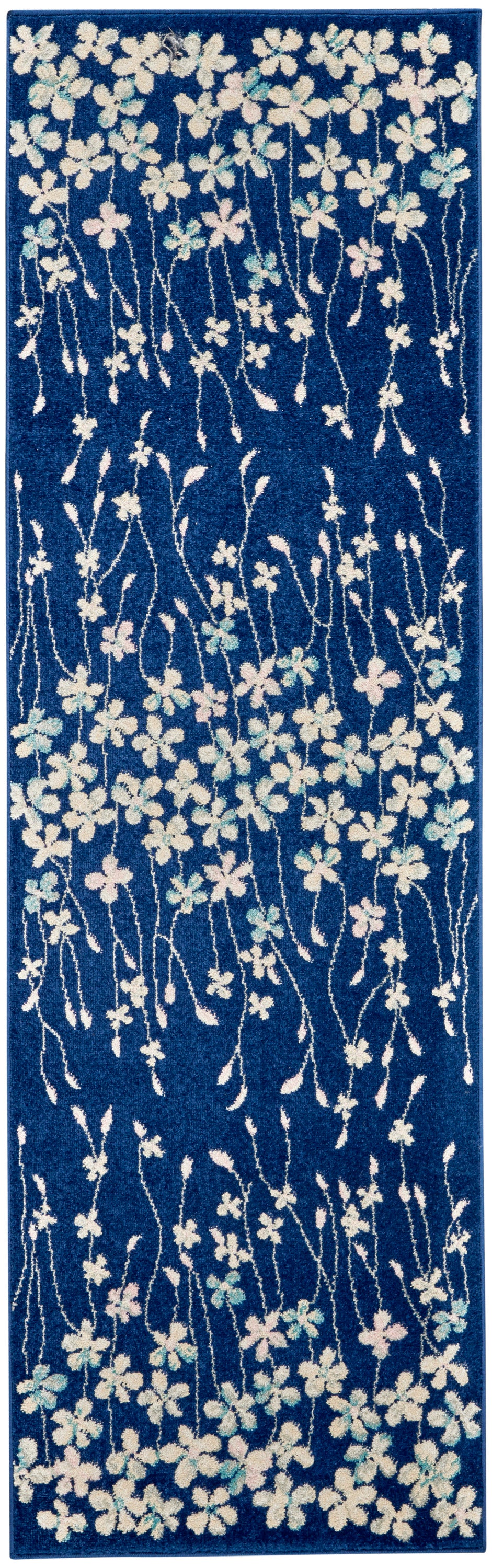 Tranquil TRA04 Navy Rug - Runner